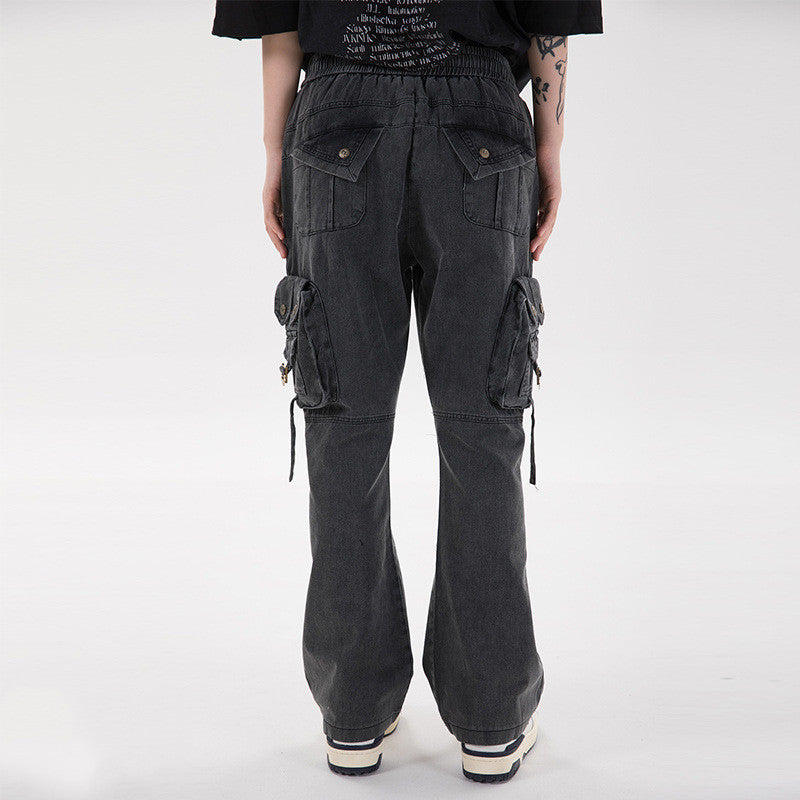 Embroidered Baggy Jeans